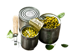Canned green peas