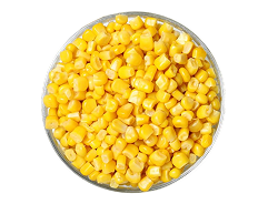 Canned sweet corn